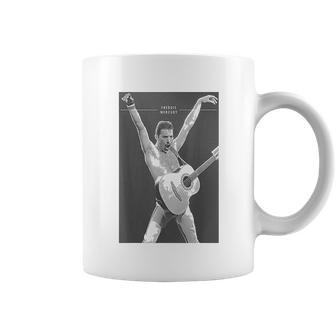 Freddie Mercury Official Live Arms Guitar Coffee Mug | Favorety AU