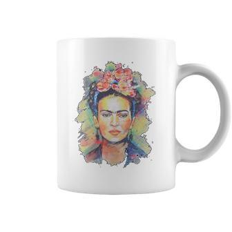 Frida Kahlo Floral Coffee Mug | Favorety CA