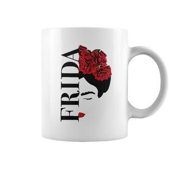 Frida Kahlo Flower Face Coffee Mug | Favorety