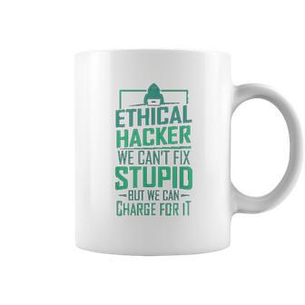 Funny Computer Hacker Cybersecurity Ethical Hacker Code Gift Coffee Mug | Favorety