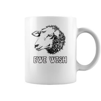 Funny Farm Animal Ewe Wish Sheep Tee Ffa 4H Coffee Mug | Favorety