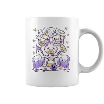 Funny Gift Tee Cute Kawaii Pastel Goth Clothes Creepy Bear Coffee Mug | Favorety UK