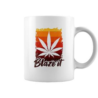 Funny Marijuana For Men Blaze It Coffee Mug | Favorety
