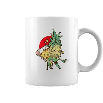 Funny Pineapple Pizza Forbidden Love Hawaiian Coffee Mug | Favorety UK