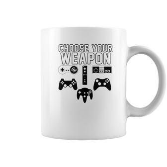 Gamer Choose Your Weapon Coffee Mug | Favorety AU