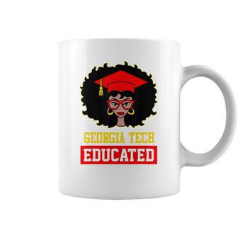 Georgia Tech Educated Black Girl Graduate University Black History Month Proud Black Gift Coffee Mug | Favorety