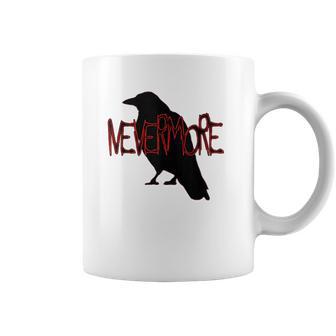 Gothic Nevermore Raven Edgar Allan Poe Gift Coffee Mug | Favorety