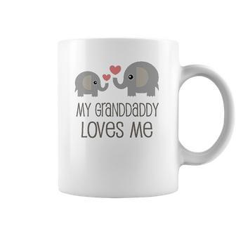 Grandaddy Loves Me Elephant Infant Creeper Coffee Mug | Favorety