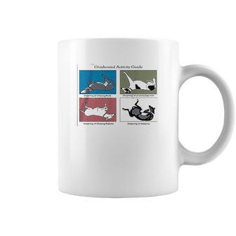 Greyhound Activity Guide Ash Grey Coffee Mug | Favorety