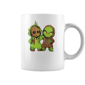 Grinch And Groot Coffee Mug | Favorety