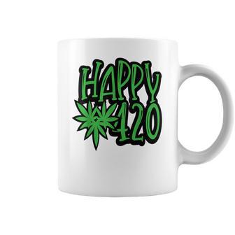 Happy 420 Day Funny 420 Weed Marijuana Coffee Mug | Favorety