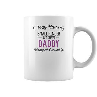 Heart Co Designs Baby Girl Clothes Daddy Wrapped Around Coffee Mug | Favorety