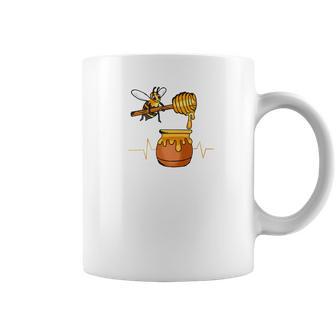 Honey Heartbea Lover Loves Honey Bees Coffee Mug | Favorety CA