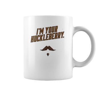 Im Your Huckleberry Western Quote Funny Vintage Gray Coffee Mug | Favorety CA