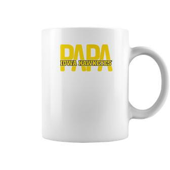 Iowa Hawkeyes Papa Hawkeyes Apparel Coffee Mug | Favorety AU