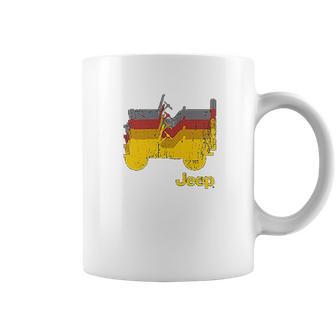 Jeep Willys Repeating Profile Coffee Mug | Favorety