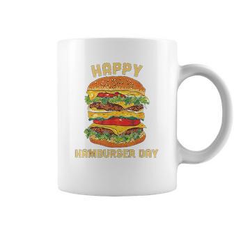 Junk Food Cheeseburger Hamburger Day Burger Fries Coffee Mug | Favorety