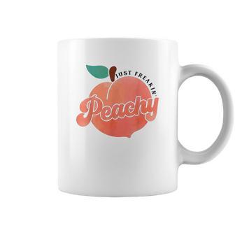 Just Freakin Peachy Hippie Summer Coffee Mug | Favorety