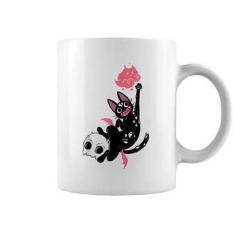 Kawaii Black Cat Pastel Goth Lovers Emo Cat Men Women T-Shirt Graphic Print Casual Unisex Tee Coffee Mug | Favorety DE