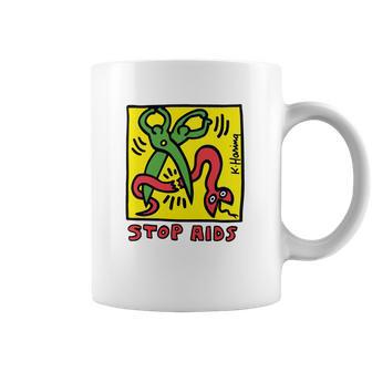 Keith Haring Stop Aids Coffee Mug | Favorety