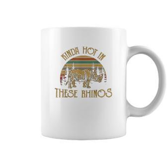 Kinda Hot In These Rhinos Vintage Coffee Mug | Favorety DE