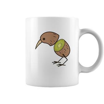 Kiwi Bird Cute Fruitarian Fowls Coffee Mug | Favorety CA