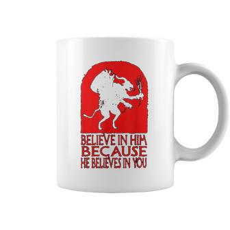 Krampus Christmas Believe In Him Occult Scary Folklore Coffee Mug | Favorety DE