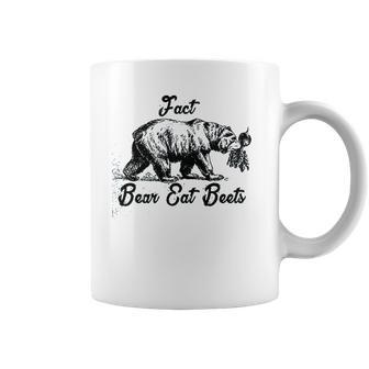 L Bear Eat Beets The Office Funny Heather Grey Men Coffee Mug | Favorety