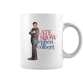 The Late Show With Stephen Colbert Portrait Graphic Coffee Mug | Favorety