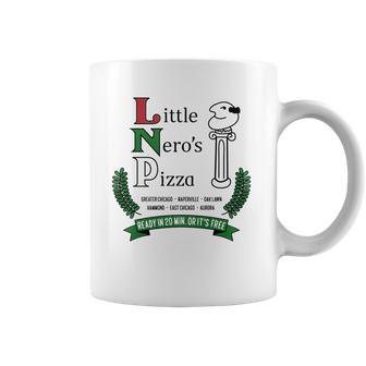 Little Neros Pizza White Tee T-Shirt Coffee Mug | Favorety