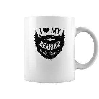 I Love My Bearded Daddy Funny Gift Idea Baby Creeper Boys Girls Coffee Mug | Favorety CA