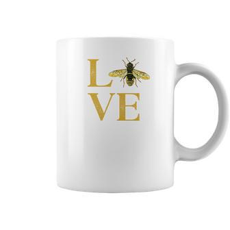 Love Bees Beekeeper Gift Cute Honey Bee Coffee Mug | Favorety CA