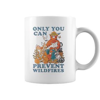 Luv Smokey Bear Only You Can Prevent Wild Fires Ringer Coffee Mug | Favorety CA