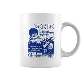 Made In Detroit Boblo Poster Heather Blue Navy Coffee Mug | Favorety