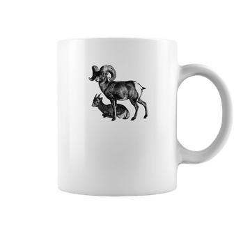 Majestic Bighorn Sheep Print Coffee Mug | Favorety UK