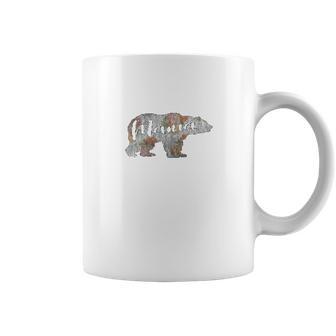 Mama Bear Mom Life Floral Retro Coffee Mug | Favorety UK