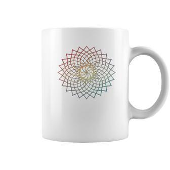 Mandala Geometry Sacred Fractal Art Yoga Mantra Good Vibe Coffee Mug | Favorety AU