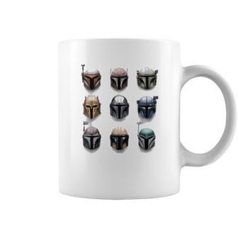 The Mandalorian Battle Worn Helmets Coffee Mug | Favorety DE