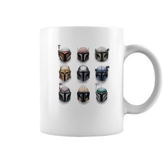 The Mandalorian Battle Worn Helmets Coffee Mug | Favorety DE