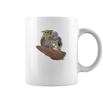 The Mandalorian Boba Fett And Baby Yoda Sweater Coffee Mug | Favorety AU