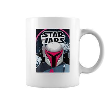 The Mandalorian Neon 80S Comic Cover Coffee Mug | Favorety AU