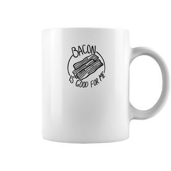 Mens Bacon Is Good For Me Meat Eater Funny Carnivore Gifts Coffee Mug | Favorety CA