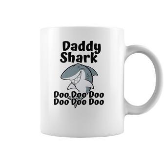 Mens Daddy Shark Doo Doo Doo Matching Family Shirt Coffee Mug | Favorety