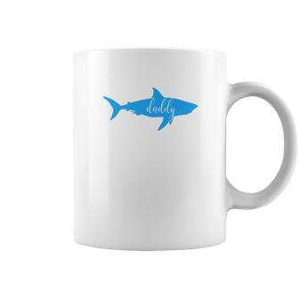 Mens Daddy Shark Short Sleeve Top Coffee Mug | Favorety DE