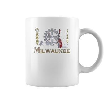 Milwaukee Flag Retro Fade Wisconsin Men Women Kids Coffee Mug | Favorety UK