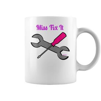 Miss Fix It Best Price Handywoman Tshirt Coffee Mug | Favorety DE