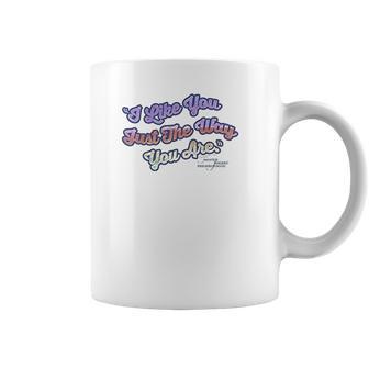 Mister Rogers Just They Way You Are Sheer Fitted Coffee Mug | Favorety