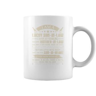 Mother In Law Lucky Son In Law Of Awesome Mother In Law Coffee Mug | Favorety UK