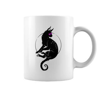 Mystic Black Cat With Third Eye Coffee Mug | Favorety