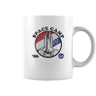 Nasa Space Camp Red White And Blue 86 Badge Coffee Mug | Favorety